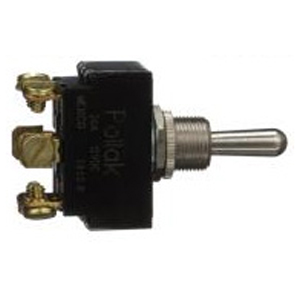 Momentary Toggle Switch – DPDT, (On)-Off-On, 6 Screws