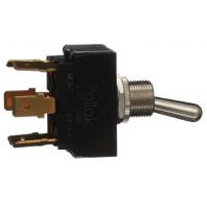 Momentary Toggle Switch – DPDT, (On)-Off-On, 6 Blades