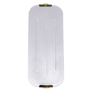 Peterson® 7" x 16" Flat Ribbed-Back Replacement Mirror, White