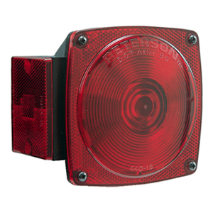 Peterson® Incandescent Combination Light - Thin Line with License Light