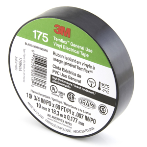 Temflex™ Vinyl Electrical Tape 3/4" x 60' (Heavy Duty)