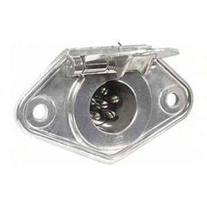 6-Way Trailer Connector Metal Socket