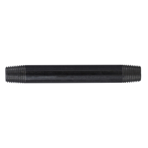 1/4" x 3" Black Steel Pipe Nipple – Schedule 40, Welded, Grade B