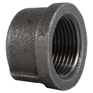 1/8" Black Pipe Cap – Female NPT