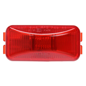 Bracket-Mount 2-1/2" Rectangular Incandescent Mrkr/Clrnc Light - PL-10, 24V (Red)