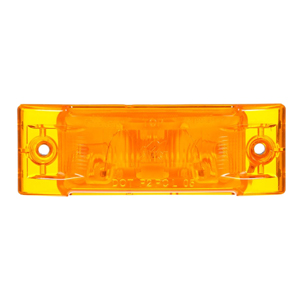 Surface-Mount 6" Rectangular PC-Rated Incandescent Mrkr/Clrnc Light Kit - Super 21 Plug, 12V (Amb)
