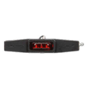 Flex-Lite Adhesive-Mount 4" Winged PC-Rated LED Mrkr/Clrnc Light - 3 Diodes, 0.180 Bullet, Hardwired, 12V (Red)