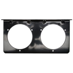 Black Epoxy-Painted Steel Double-Hole Bracket Mount for 4" Round 40 Series Lights