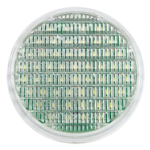 Super 44® Grommet-Mount 4-1/4" Round LED Back-Up Light - 54 Diodes, Fit N' Forget S.S., 12V (Wht)