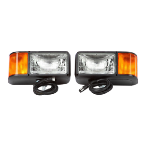 Stud-Mount Economy Incandescent Snow Plow Light Kit - 12V (Amb/Wht)