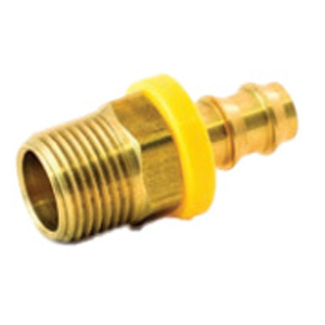 Rigid Male Pipe Hose Barb, Brass