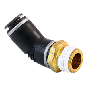 45° Male Elbow Push-In Air Brake Fitting