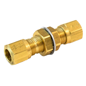 Bulkhead Union, Brass