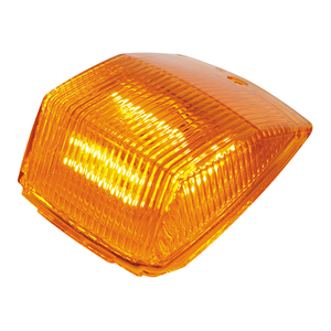 Surface-Mount 5" Rectangular LED Cab Light - 36 Diodes, Hardwired (Amb)