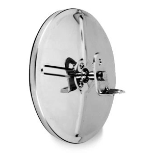 DuraBall® Stainless Steel 8-1/2" Center-Mount Convex Blind-Spot Mirror
