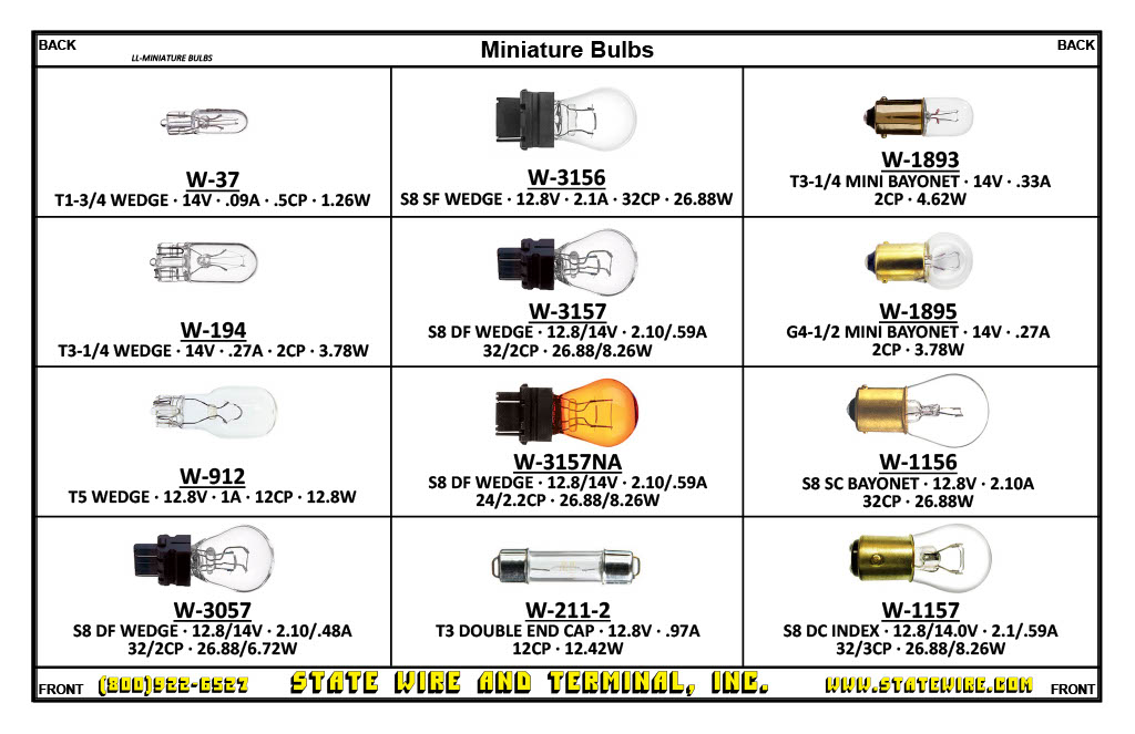 Miniature Bulb 120 Piece Kit