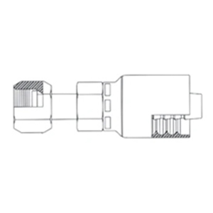 O-Ring Face Seal (ORF) - Female Swivel - A Series