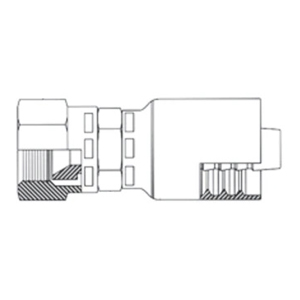 JIC 37° - Female Swivel - A Series Coupling
