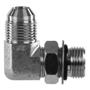 JIC 37° Flare-Twin® 90° Elbow - Straight Thread O-Ring