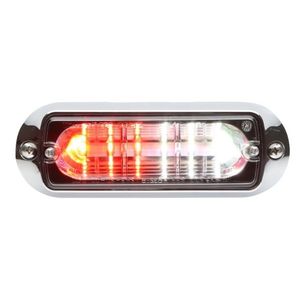 Super-LED® Linear Horizontal Surface-Mount Strobe Light w/ 6" Pigtail - Class I, 12V (Amb/Wht)