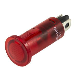 Snap-In 12V Indicator Light (Red)