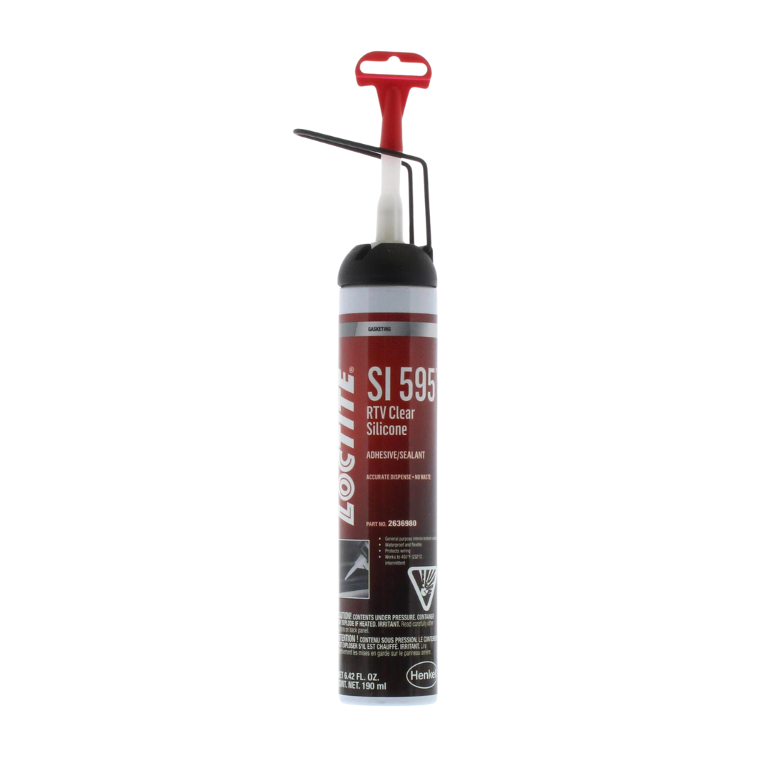 Loctite RTV Clear Silicone Adhesive, 190 ml