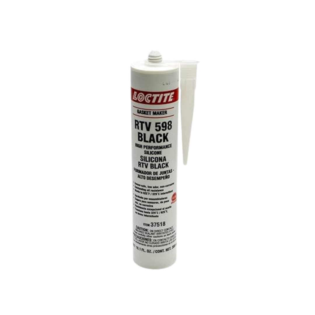 Black High-Performance RTV Silicone Gasket Maker, 300 mL