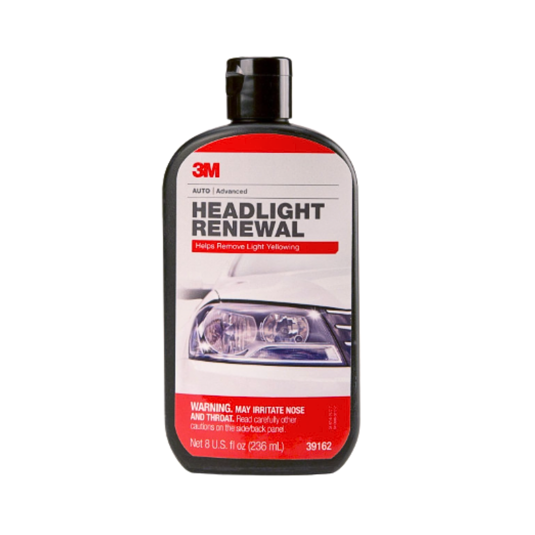3M Automotive Headlight Renewal Lens Cleaner, 8 Ounce
