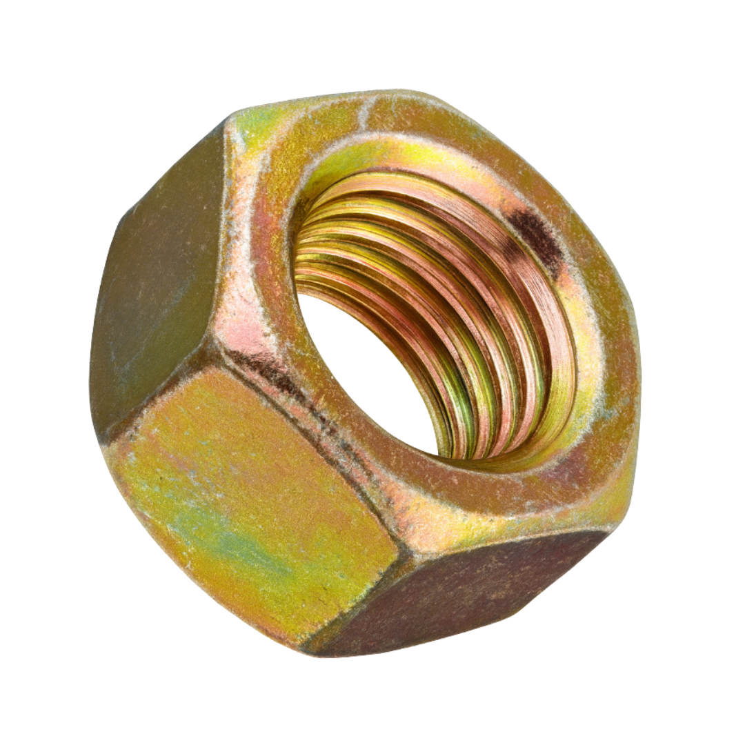 Hex Nut – Grade 8 – 1"-8 – Zinc Plated – Fasteners