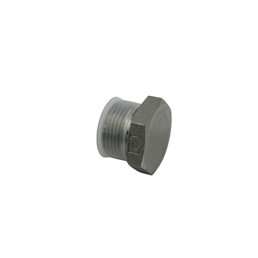 3/8" BSPP Male Hex Plug – Carbon Steel, 9030 Series