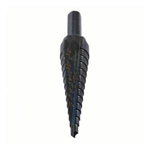 Vari-Bit Step Drill Bit, 1/8-Inch to 1/2-Inch Range, 1/4-Inch Shank
