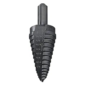 Vari-Bit Step Drill Bit, 9/16-Inch to 1-Inch Range, 3/8-Inch Shank