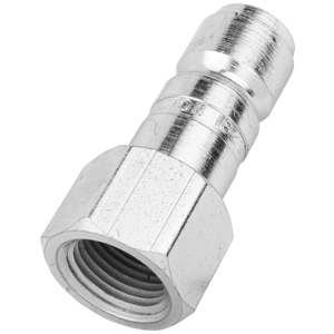 Pneumatic Quick-Connect Plug — High-Flow, 3/8 in Basic Flow, 1/2 in Female NPT, Steel, 300 psi, 99 SCFM (1820)