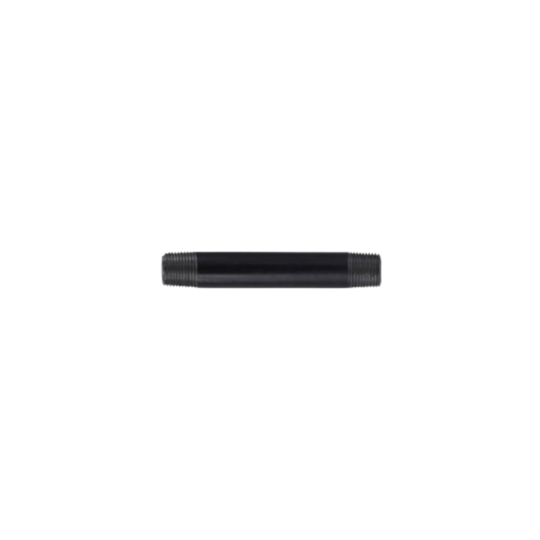 3/4" x 3" Seamless Black Pipe Nipple | Schedule 40 Steel Nipple