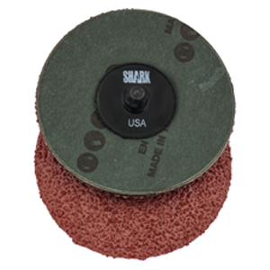 3" Aluminum Oxide Mini Resin Fiber Rolock Disc – 50 Grit – 25-Pack