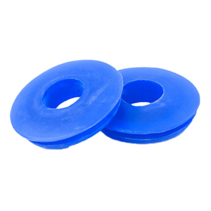Full-Face Gladhand Seal – Blue Polyurethane, Wide Lip, DOT/SAE Approved