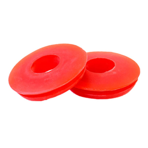 Full-Face Gladhand Seal – Red Polyurethane, Wide Lip, DOT/SAE Approved