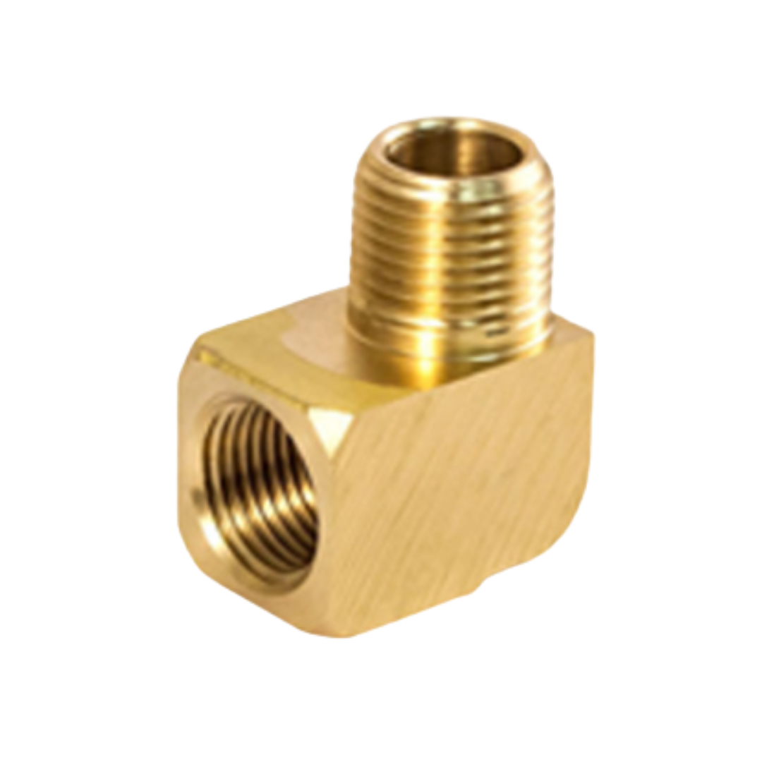 1/8" 90° Brass Street Elbow – Extruded