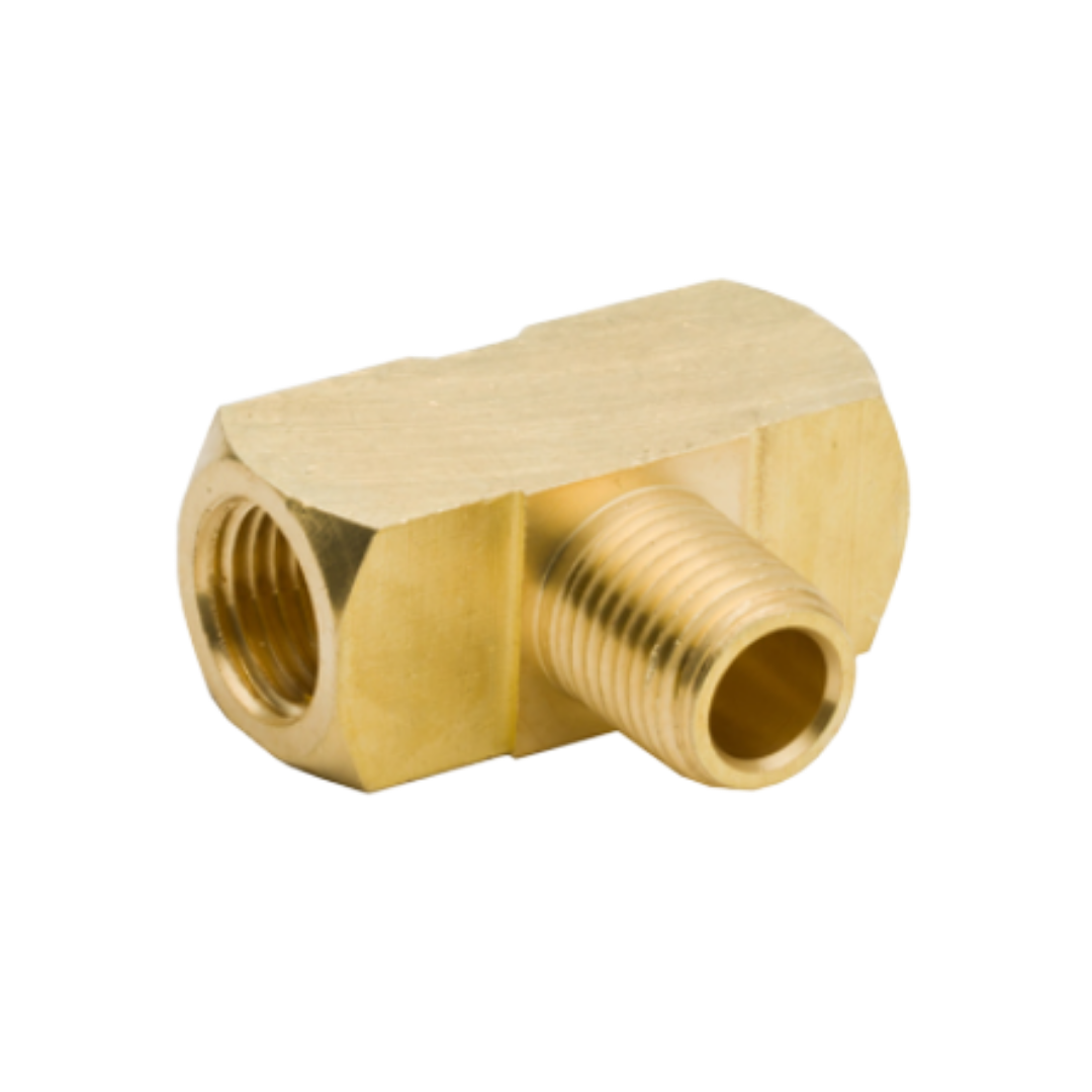 3/4" Brass Male Branch Tee – NPT Male Run with Side Branch