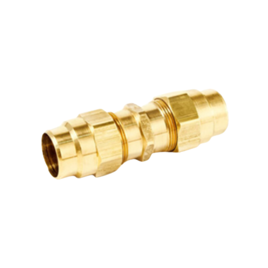 3/8" DOT Brass Reusable Hose Mender Union