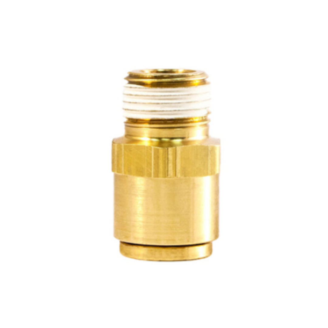 5/8" x 3/8" DOT Push-to-Connect Male Connector, Brass
