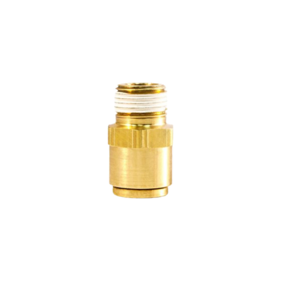 3/4" Tube x 3/4" Male Pipe Push-to-Connect Fitting – DOT Brass Air Brake Connector