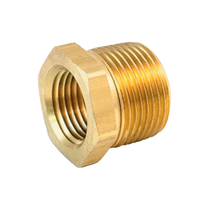 TRS-SPRB-12-2 Brass Pipe Reducer Bushing, 3/4" x 1/8" NPT, -65°F to 250°F