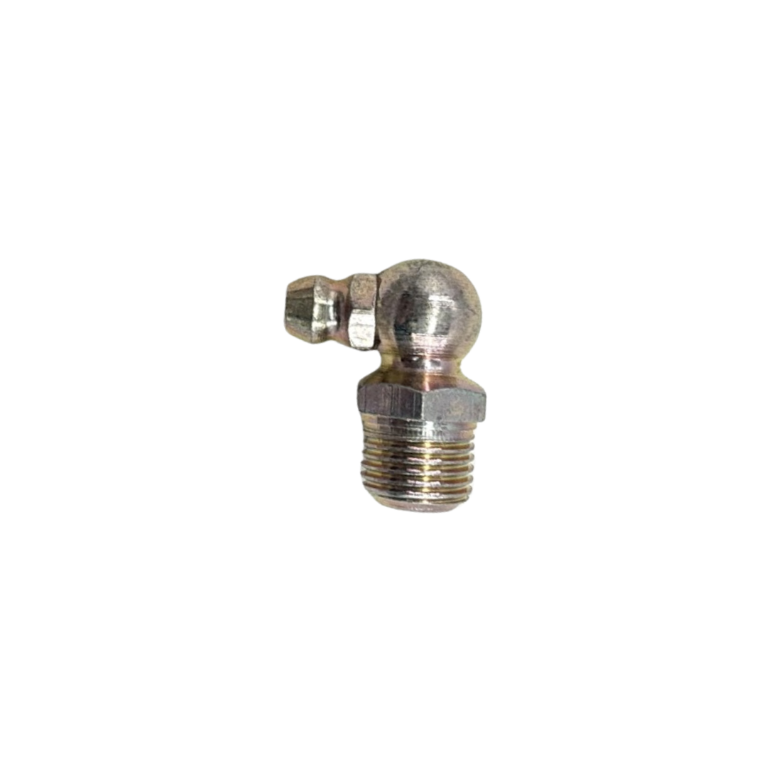 Grease Fitting – 1/8" NPT 90° Angle, 13/16" Overall Length