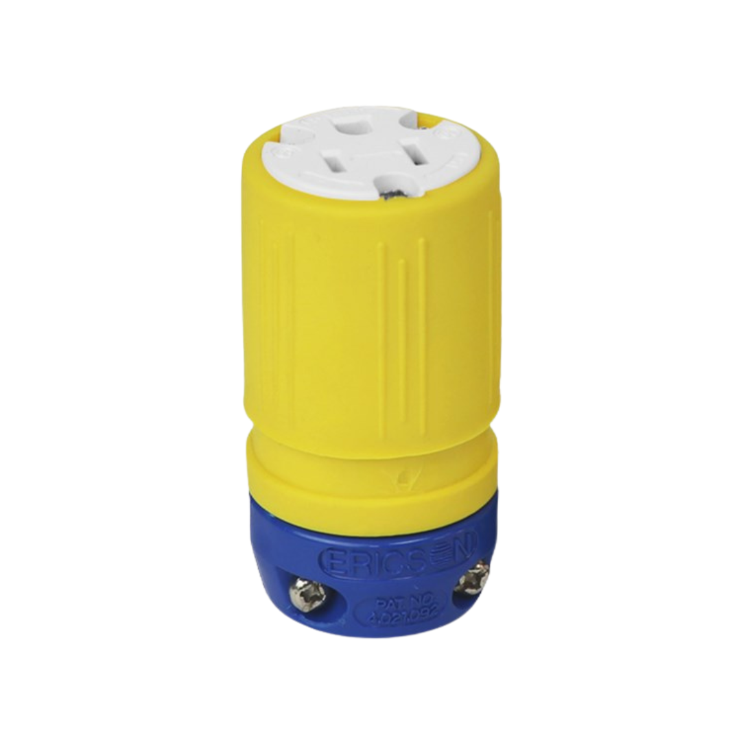Ericson Perma-Link NEMA 5-15R Connector, 15A 125V
