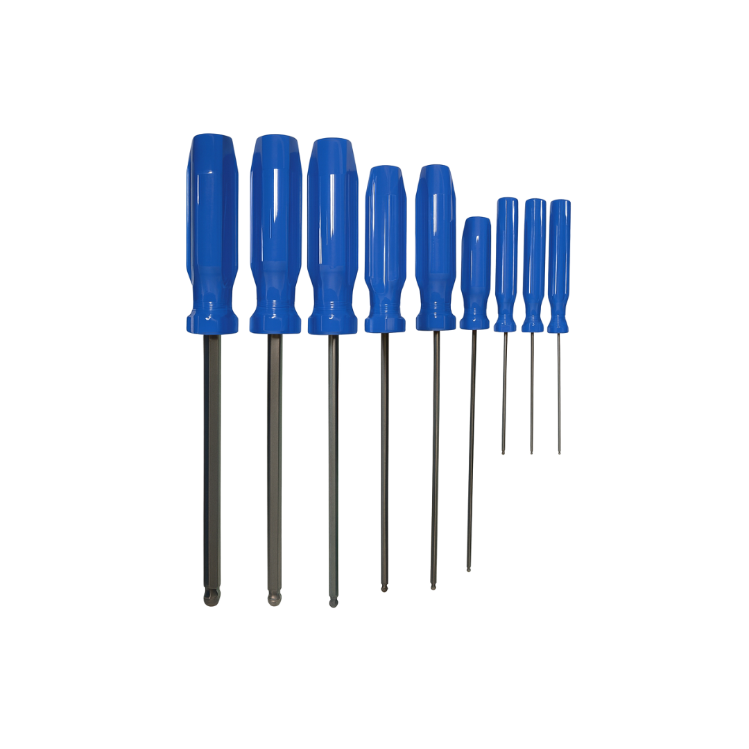 Alfa Tools Metric Ball-Hex Driver Set, 9-Piece