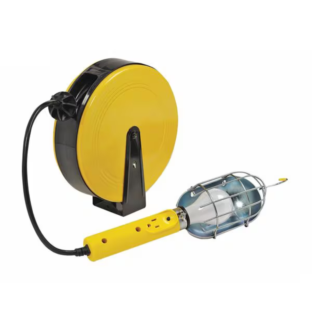 Bayco Incandescent Work Light SL-840 Retractable Reel