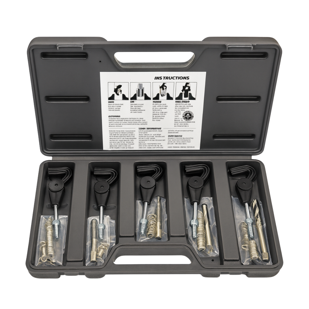 Alfa Tools TIK66599 Metric M6–M12 Helical Thread Insert Kit