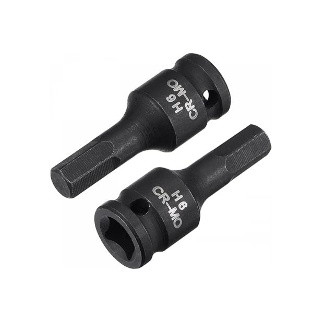 Magnetic Impact Hex Bit Socket, 6 mm, 1/4? Drive